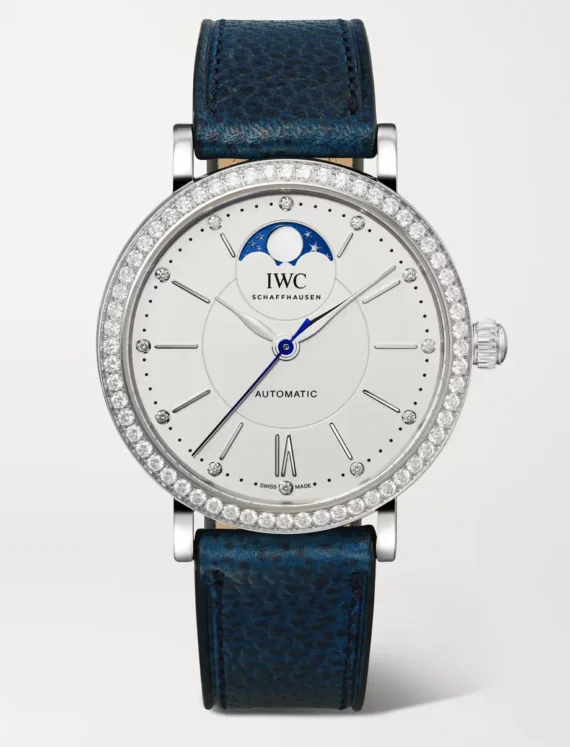 Navy Diamond Watch