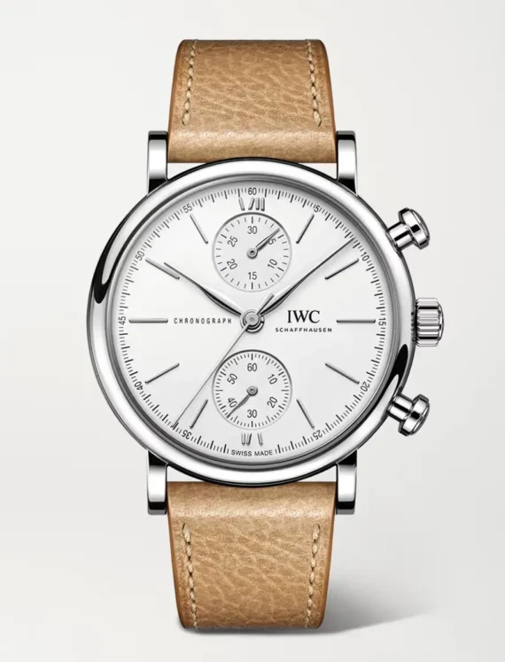 Silver Leather Watch